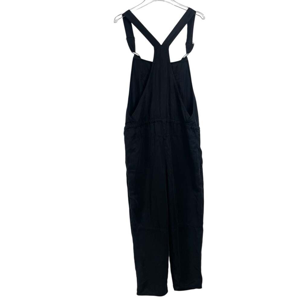 Aritzia Wilfred Free Valletta Overalls Cropped Twill Black Size Small - Picture 10 of 12